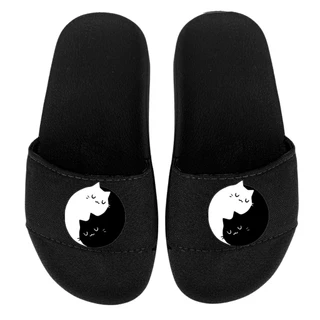 Chinelo Slide Infantil Criança e Adulto Confortável Personalizado Estampado Gato Gatinhos Lançamento