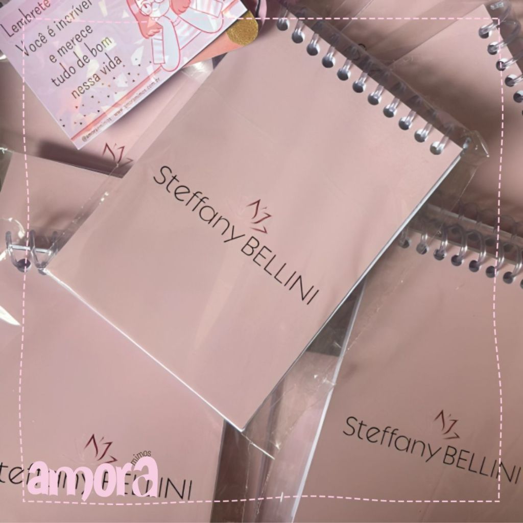 Bloquinho de Notas Personalizado Com Logo Mimo para Clientes com NF-e - Lembrancinha Empresarial