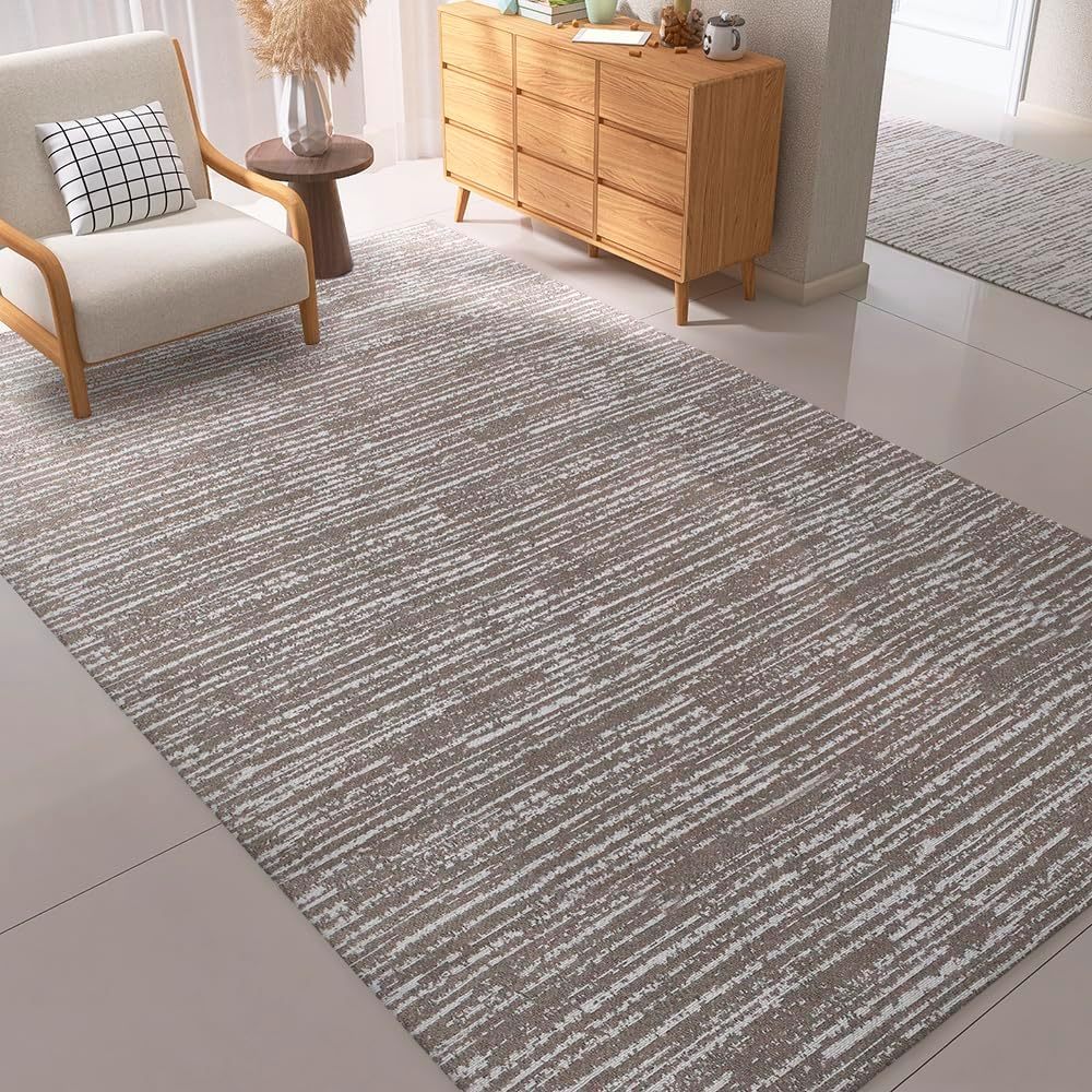 Tapete Sala e Quarto Jacquard 1,00 M X 1,60 M Antiderrapante Latex Premium