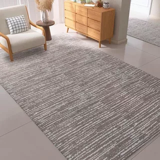 Tapete Sala e Quarto Jacquard 1,00 M X 1,60 M Antiderrapante Latex Premium
