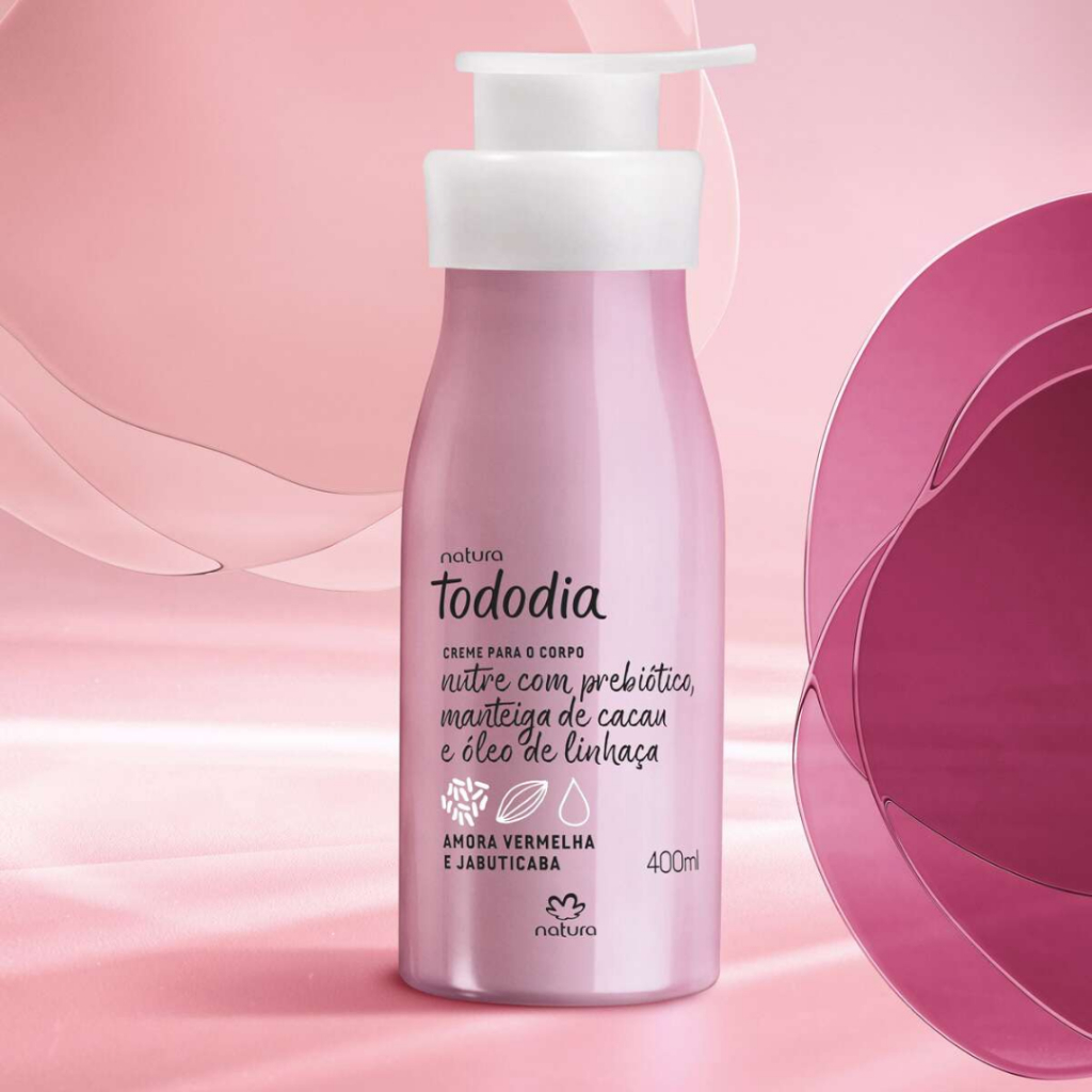 Creme Hidratante Para o Corpo Tododia Natura Amora Vermelha e ...