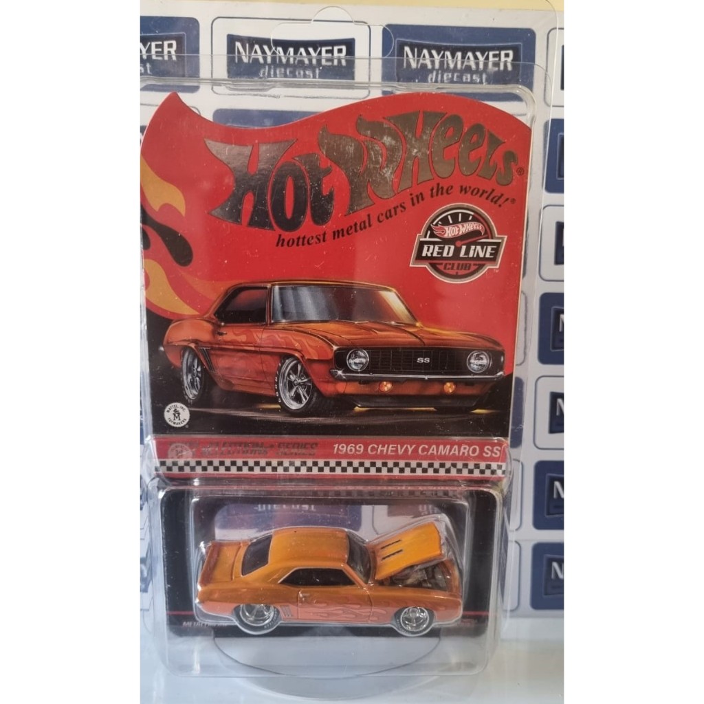 Hot Wheels 1969 Chevy Camaro SS RLC Laranja | Shopee Brasil