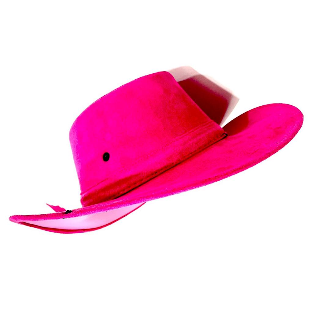 Chapéu Feminino Pink Rodeio Festa Do Peão 2024 Boiadeira Cowgirl ...
