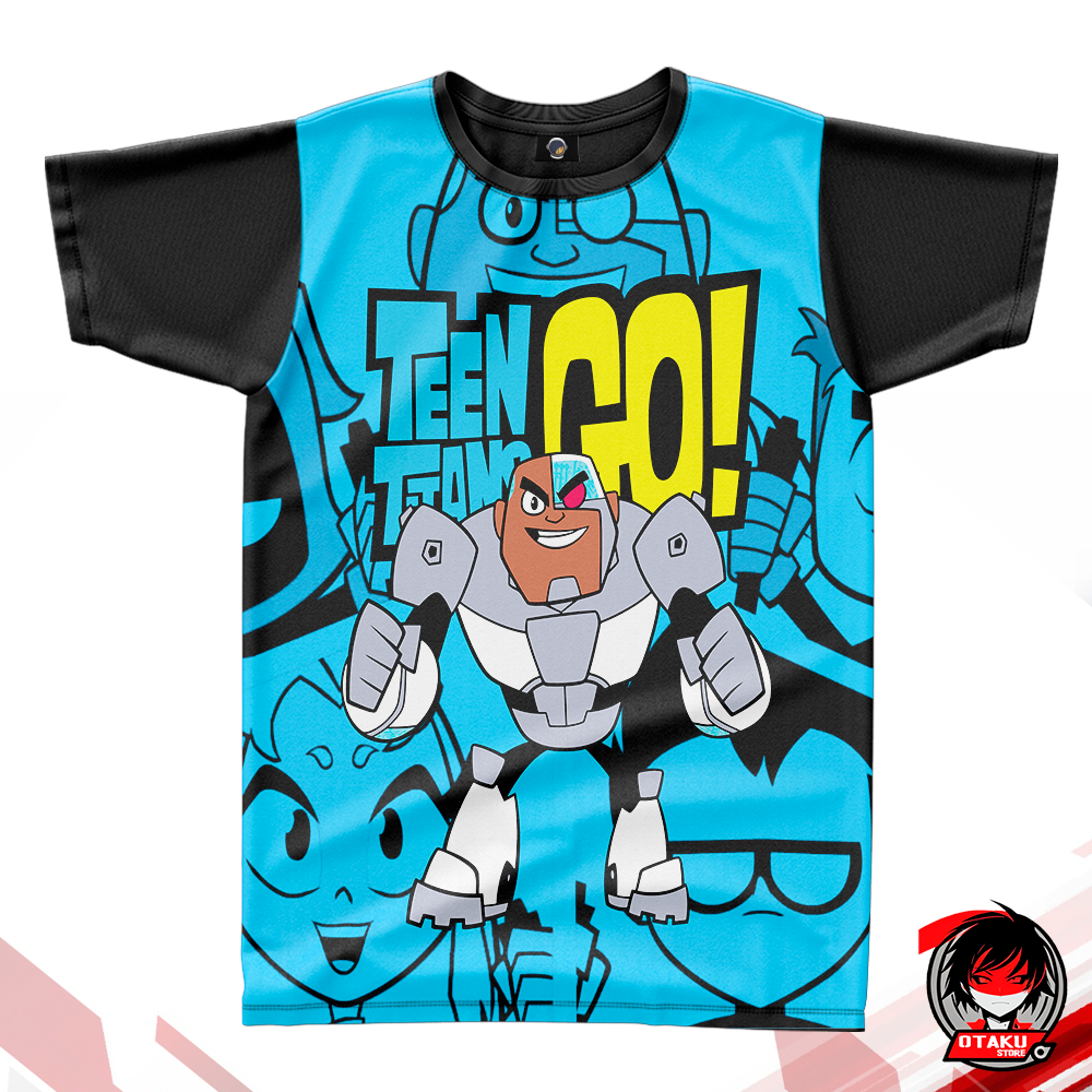 Camiseta Jovens Titãs Ciborgue Teen Titans Unissex Feminina Babylook Adulto  Infantil