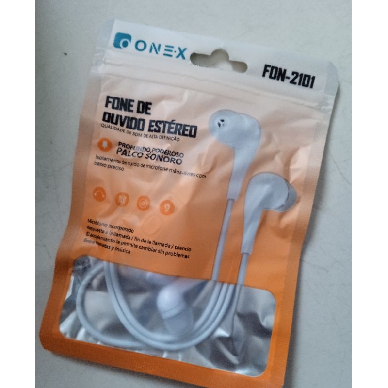 Fone com fio Onex