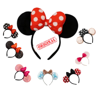 Orelha Minnie Brilhante Arquinho Arco Tiara Fantasia Disney