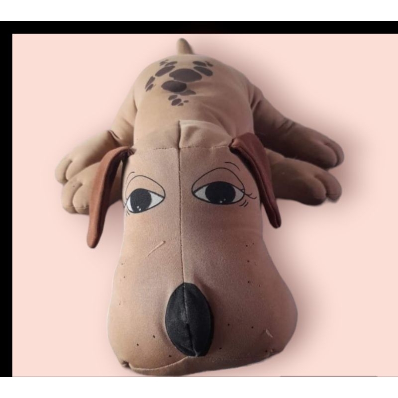 Pelúcia cachorrinho snif snif marrom Antigo anos 80 estrela conforme fotos