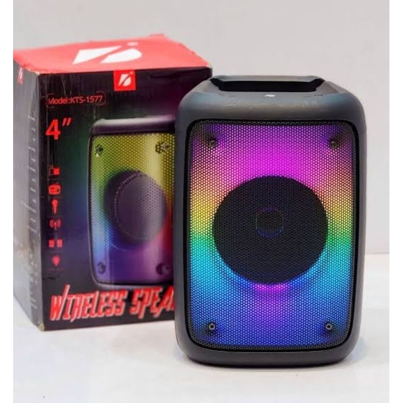 CAIXA DE SOM PORTÁTIL RGB WIRELESS 4 POLEGADAS | Shopee Brasil