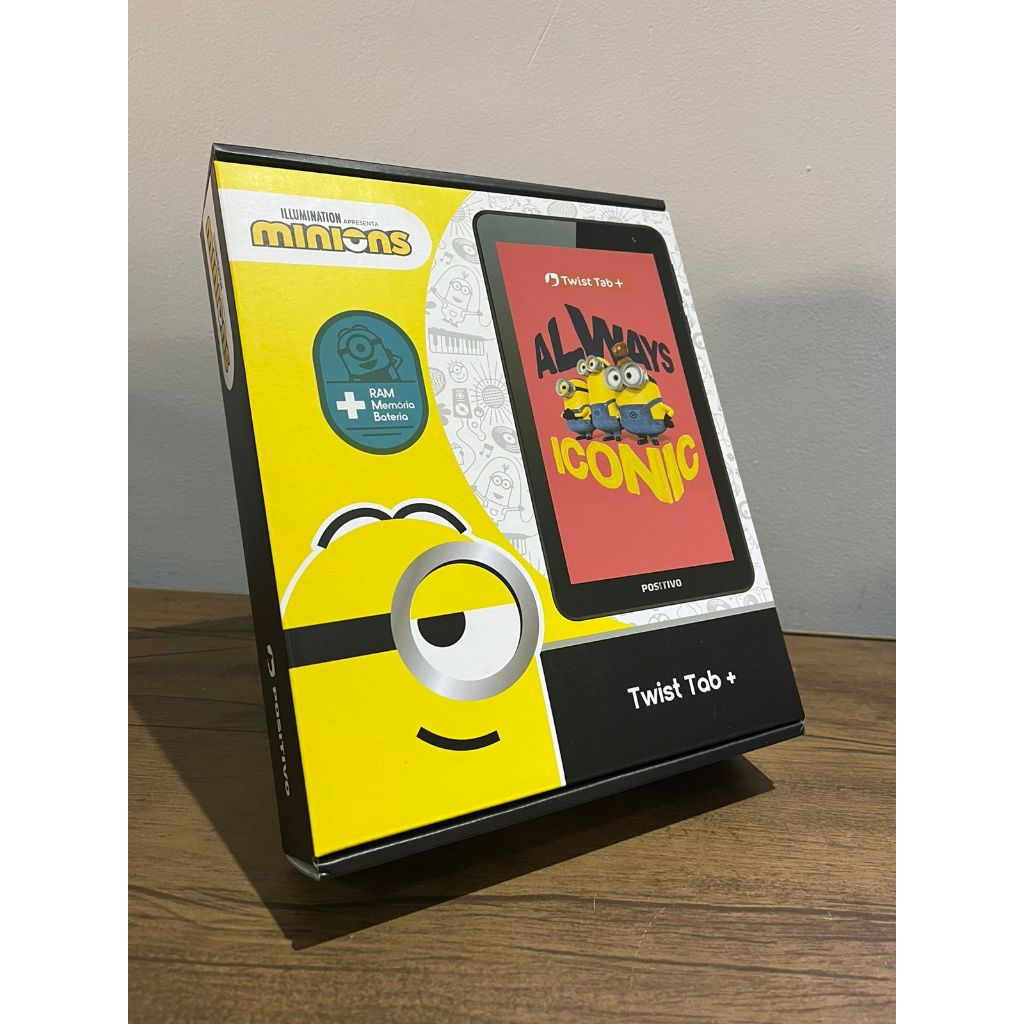 TABLET TWIST TAB MINIONS+ T780MG 2GB RAM 64GB POSITIVO | Shopee Brasil