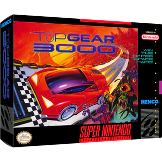 Top gear 3000 para super nintendo novo lacrado