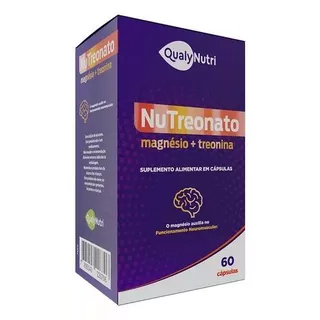 Magnésio NuTreonato 60Caps 500mg