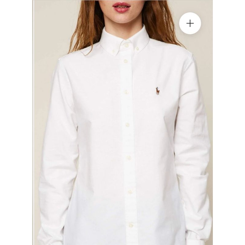 Camisa Ralph Lauren feminina Slim Fit Off White 34/36 | Shopee Brasil