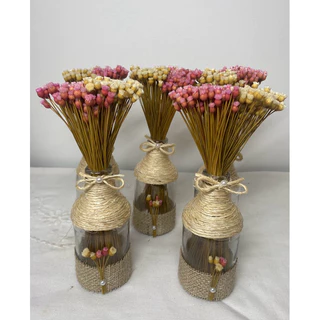 Garrafinhas Decoradas para lembrancinhas ou centro de mesa, kit com 12 unidades