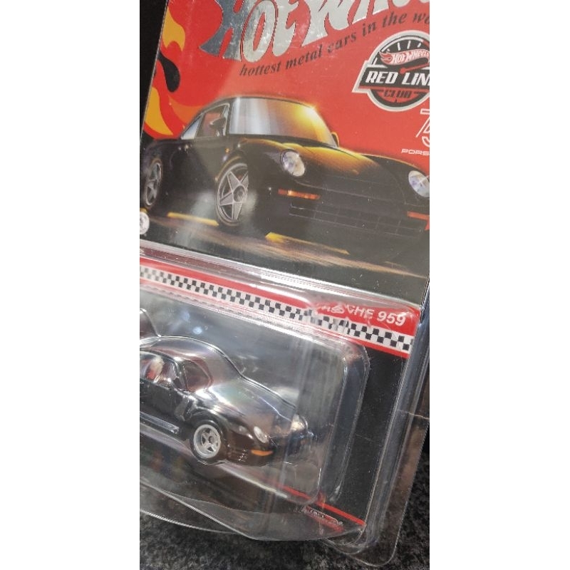 Hot Wheels Porsche 959 Red Line Club 75 anos Porsche Rlc Cor