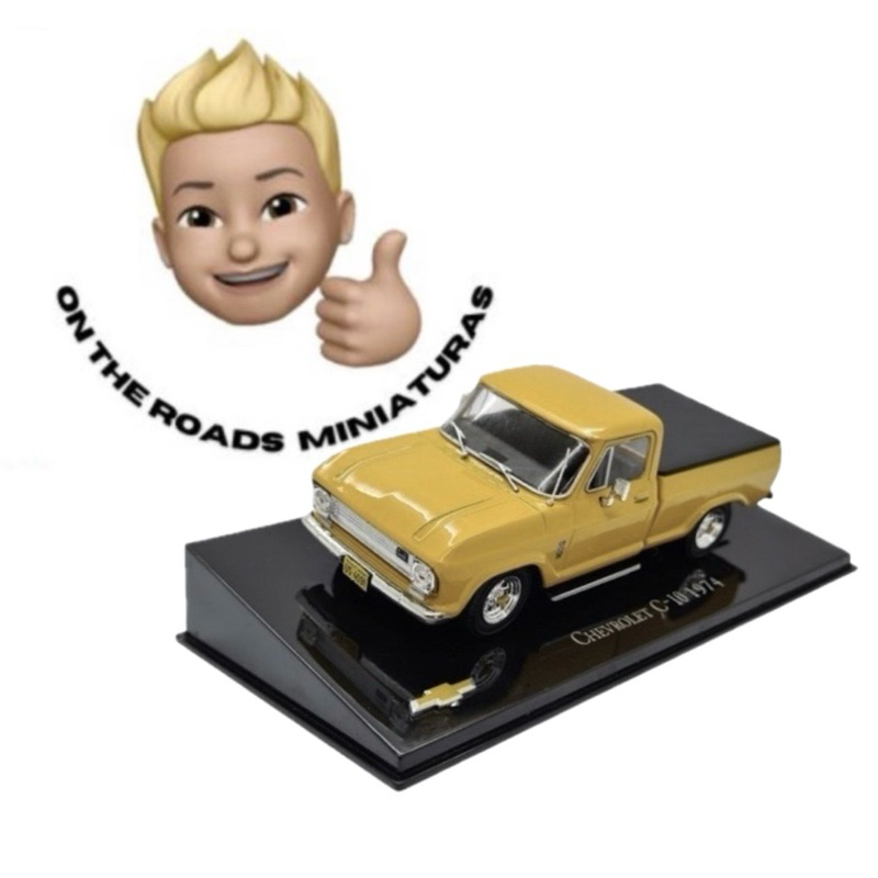 Miniatura Chevrolet C10 (1974) 1/43 | Shopee Brasil