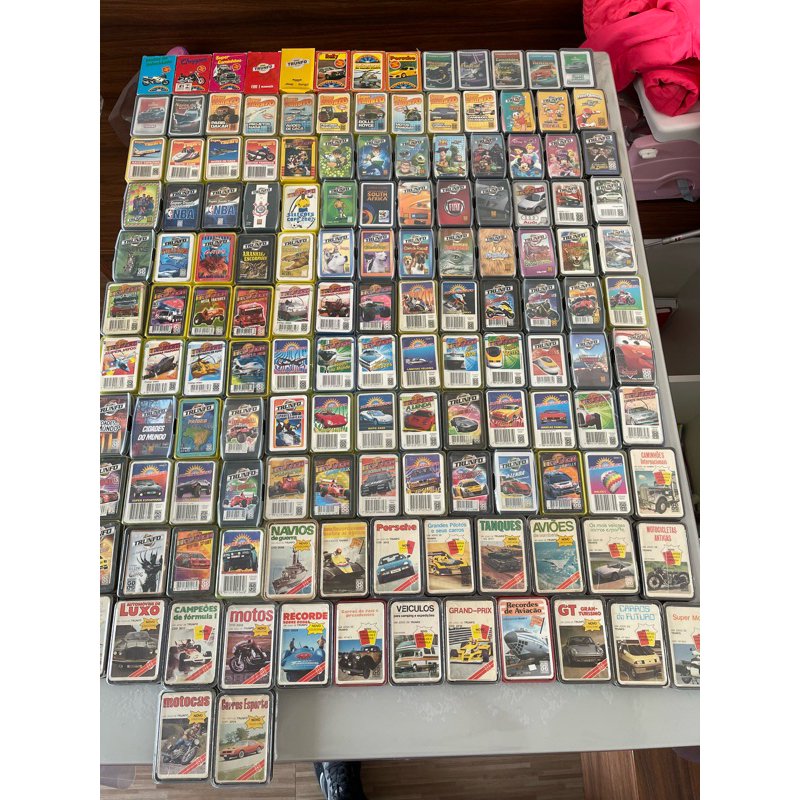 Super Trunfo 143 baralhos grow coleção completa ótimo estado