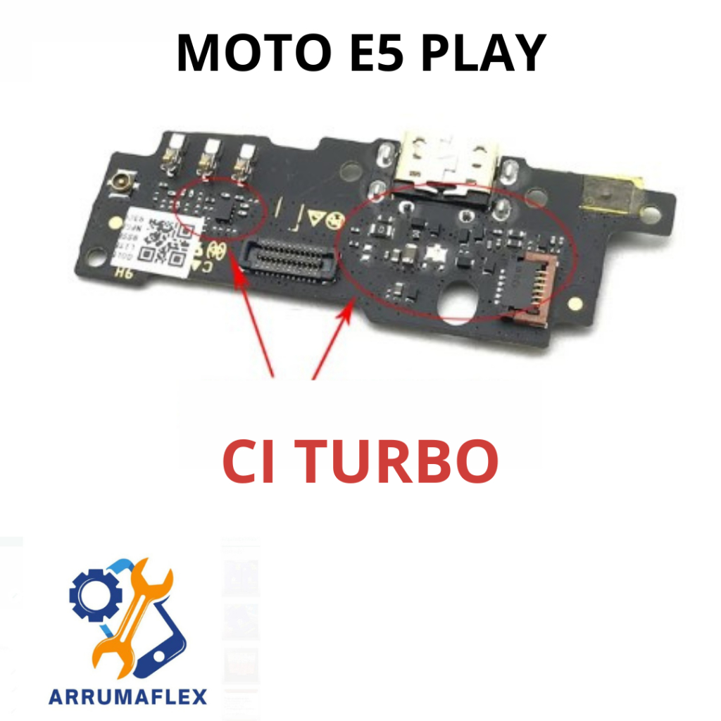 Placa de Carga Conector Moto E5 PLAY TURBO XT 1920 | Shopee Brasil