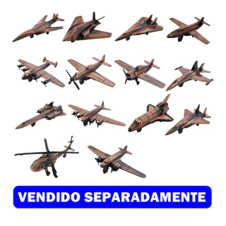 Miniatura Avião de Metal Apontador de Lápis Metal Papelaria
