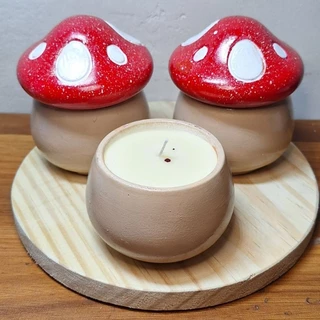 Vela aromática Cogumelo encantado Mario Bross - Cereja