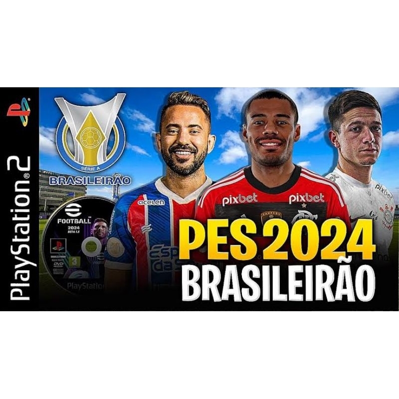 pes 2024 PS2 brasileiro 2024 o mais atualizado