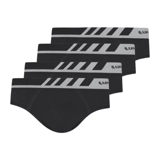 Kit 4 Cuecas Masculina Slip Lupo Microfibra Adulto Sem Costura Original Preto 691-002
