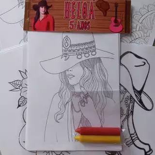 Kit's para colorir Personalizado Festa Infantil Ana Castela. Lembrancinhas.