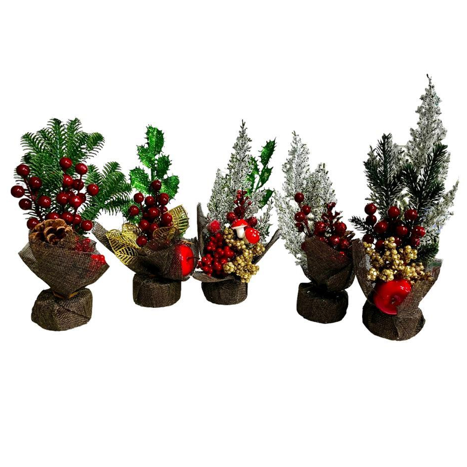 Mini Arvore Pinheiro Decoração de Mesa Natal Festa Natalina