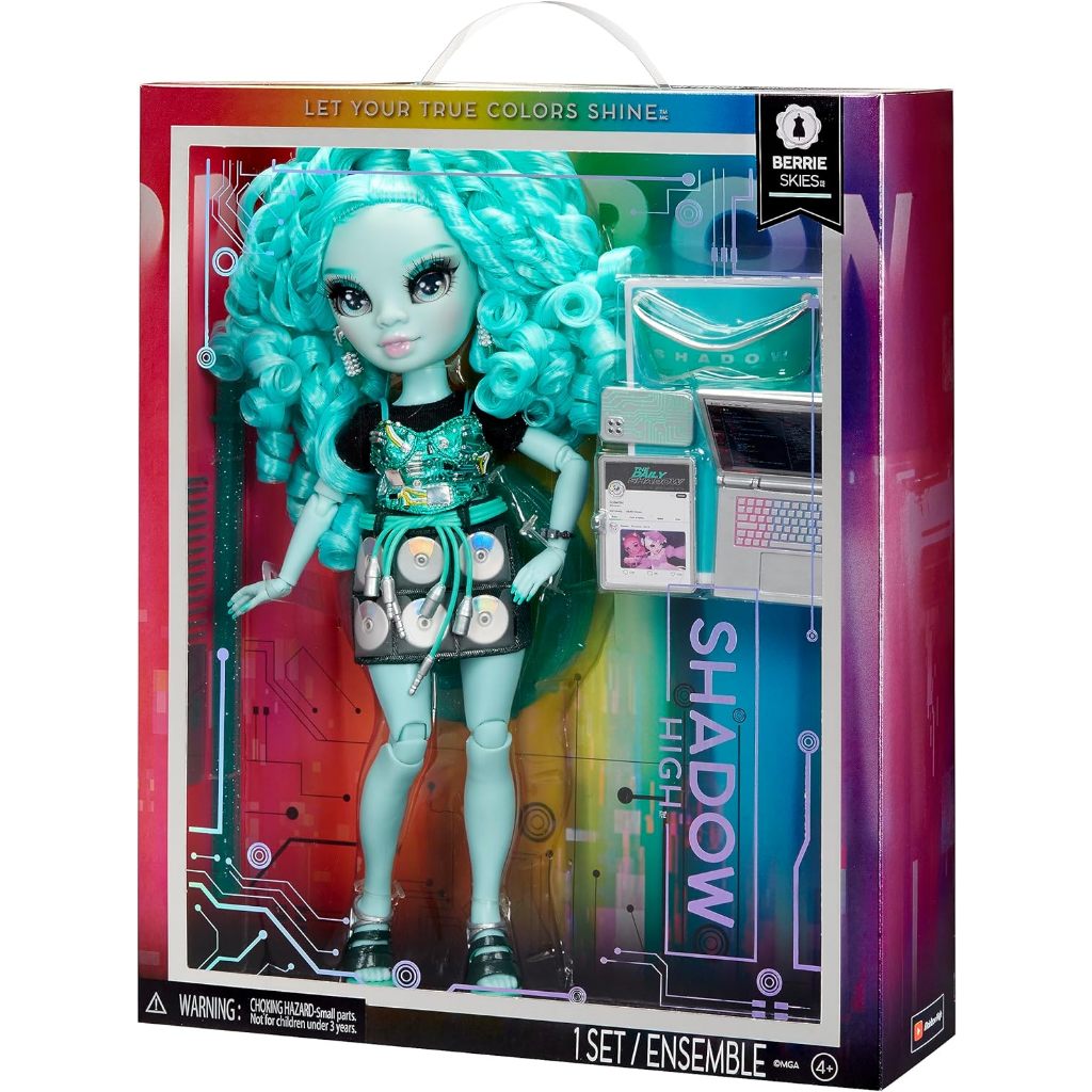 Boneca Rainbow High Shadow High Berrie - Blue | Shopee Brasil