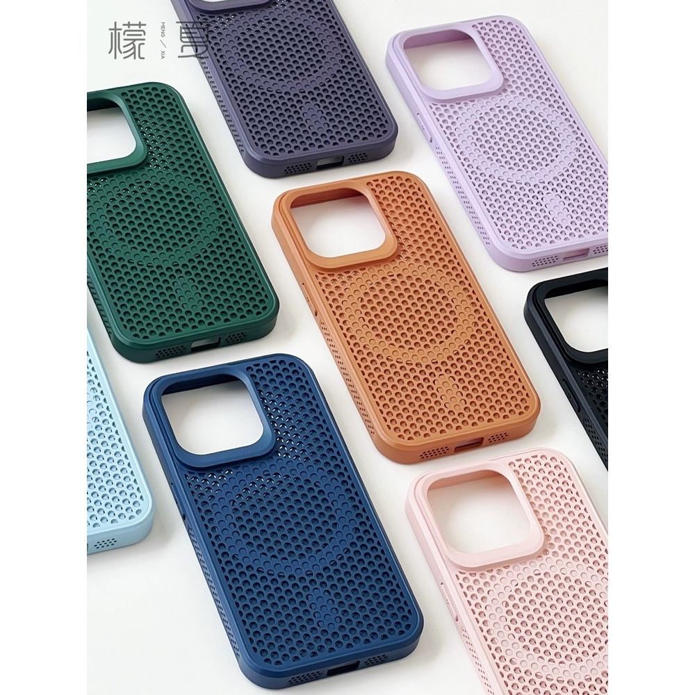 Carregamento Magnético Sem Fio Dissipação De Calor Capa Dura À Prova De Choque Para iPhone 15 15pro 15promax capa de celura