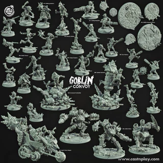Miniatura RGP Cast N' Play The Goblin Convoy Fev/24- Pronto para Pintura