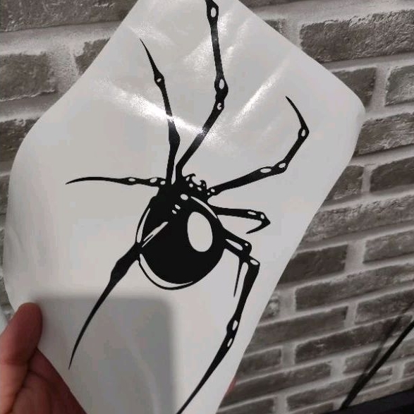 Adesivo Aranha em Recorte Eletrônico - Carro/Moto/Bike