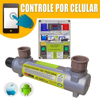 AQUECEDOR DE PISCINA AUTOMÁTICO COM WIFI 40.000 LITROS