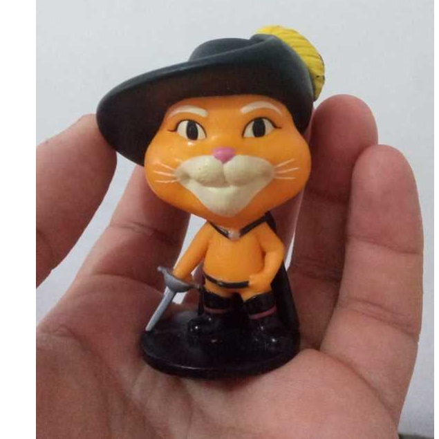 Boneco gato de botas shrek bobs | Shopee Brasil