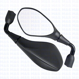 Retrovisor Bmw F800 Haste Curta Rebaixada 90° Convexa Honda