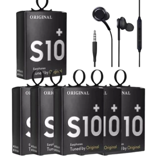 Kit 10 Fone De Ouvido S10+ Saída P2 Intra Auricular Bass Grave Celular Smartphone Preto