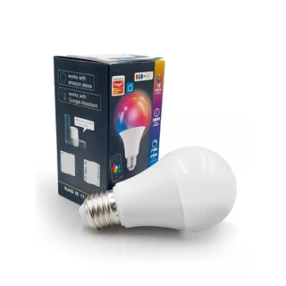 Kit 15W Lâmpada Inteligente Rgb Smart Life Tuya Para Alexa E Google Assistant