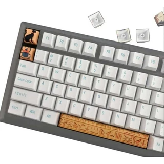 Keycaps teclas personalizadas de teclado mecânico com barra de espaço