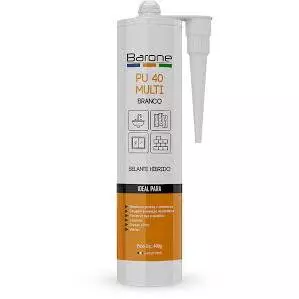 Selante Adesivo Pu 40 Multi BRANCO 400g Barone Híbrido