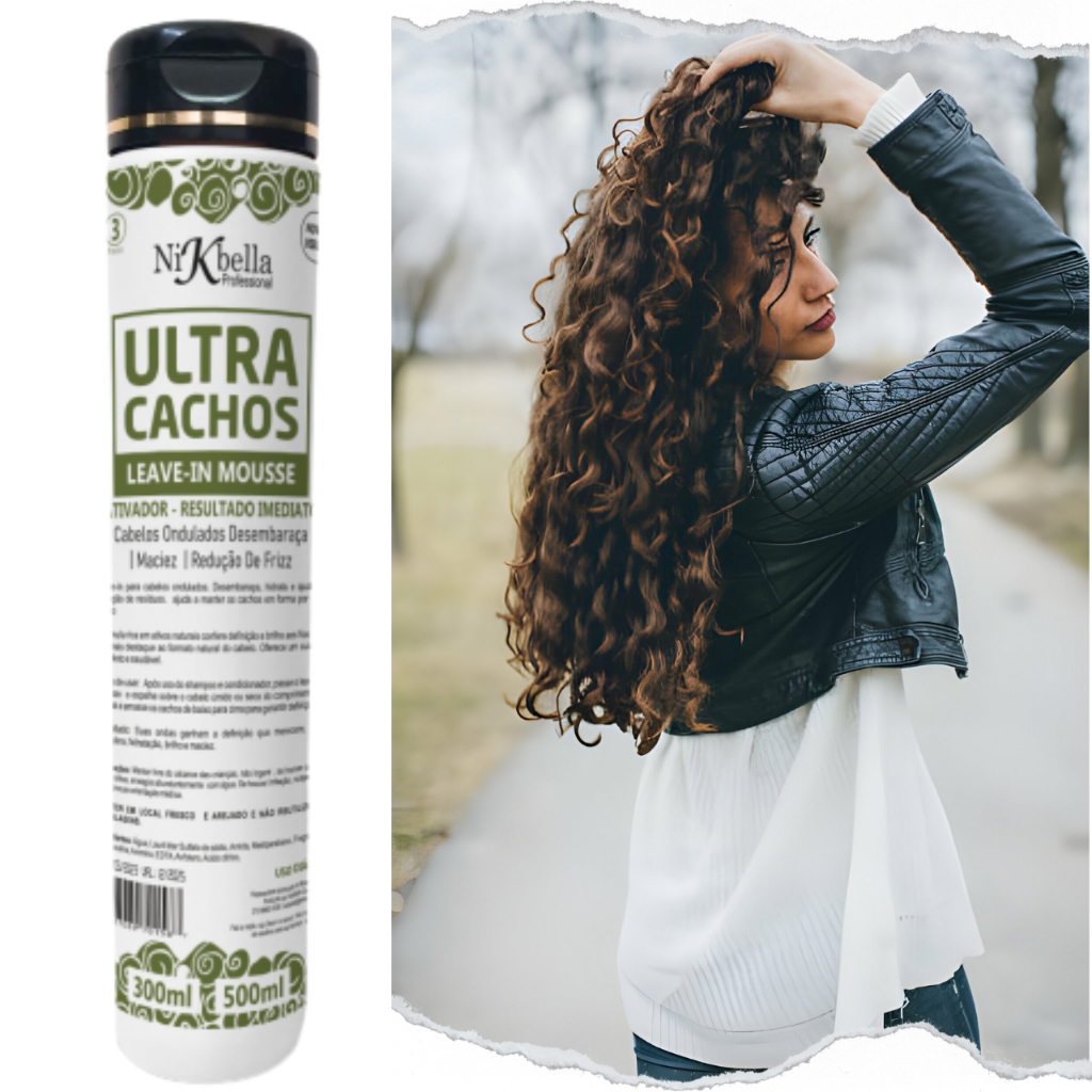 Produto Para Definir Cabelo Cacheados Ativador de Cachos Profissional ...