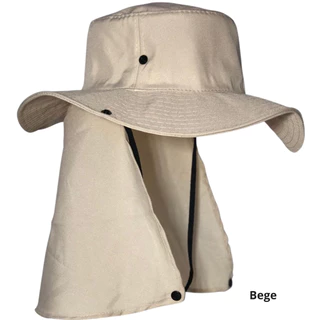 Kit 2 Chapéu Pescador Australiano Boné Pesca Proteção Pescoço Sol Chapéu Pescado Camping Australiano