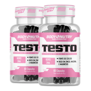 Kit 2x Testo Feminy, 60 cápsulas - Body Nutry