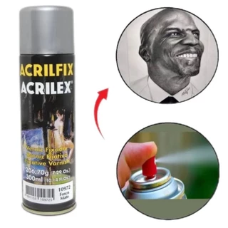 Verniz Spray Fosco Acrilfix Original Acrilex Fixador - 300 Ml