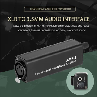 Amplificador de Fone Power Click Palco Estudio XLR universal qualidade de som HiFi com Controle de volume