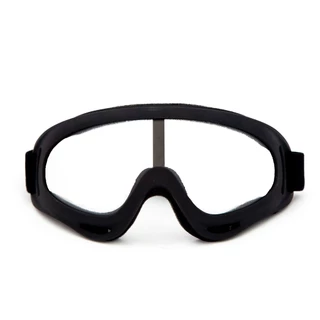 Óculos Snowboard Preto Enduro Com Lente Transparente Jetski
