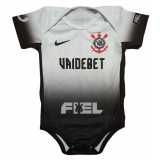 Body Bebe Infantil Personalizado Corinthians Time Esportivo Enxoval