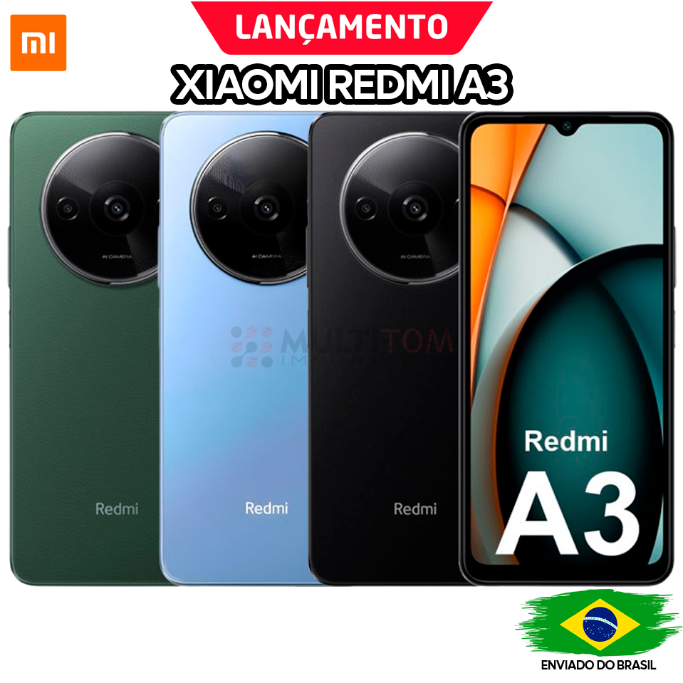 Xiaomi Redmi A3 128/4GB 64/3GB Ram - Versão Global