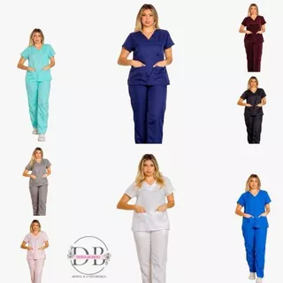 Conjunto Pijama Hospitalar Scrub Blusa + Calça 10