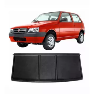Tampão Traseiro bagagito do porta malas Fiat Uno Modelo Original Fire de 1985 ate 2013 preto 2 e 4 Portas Feito em Polipropileno Alta Qualidade Não Enverga