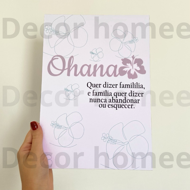 PROMOÇÃO 2 qaudrinhos stitch ohana de 20x28 Mdf | Shopee Brasil