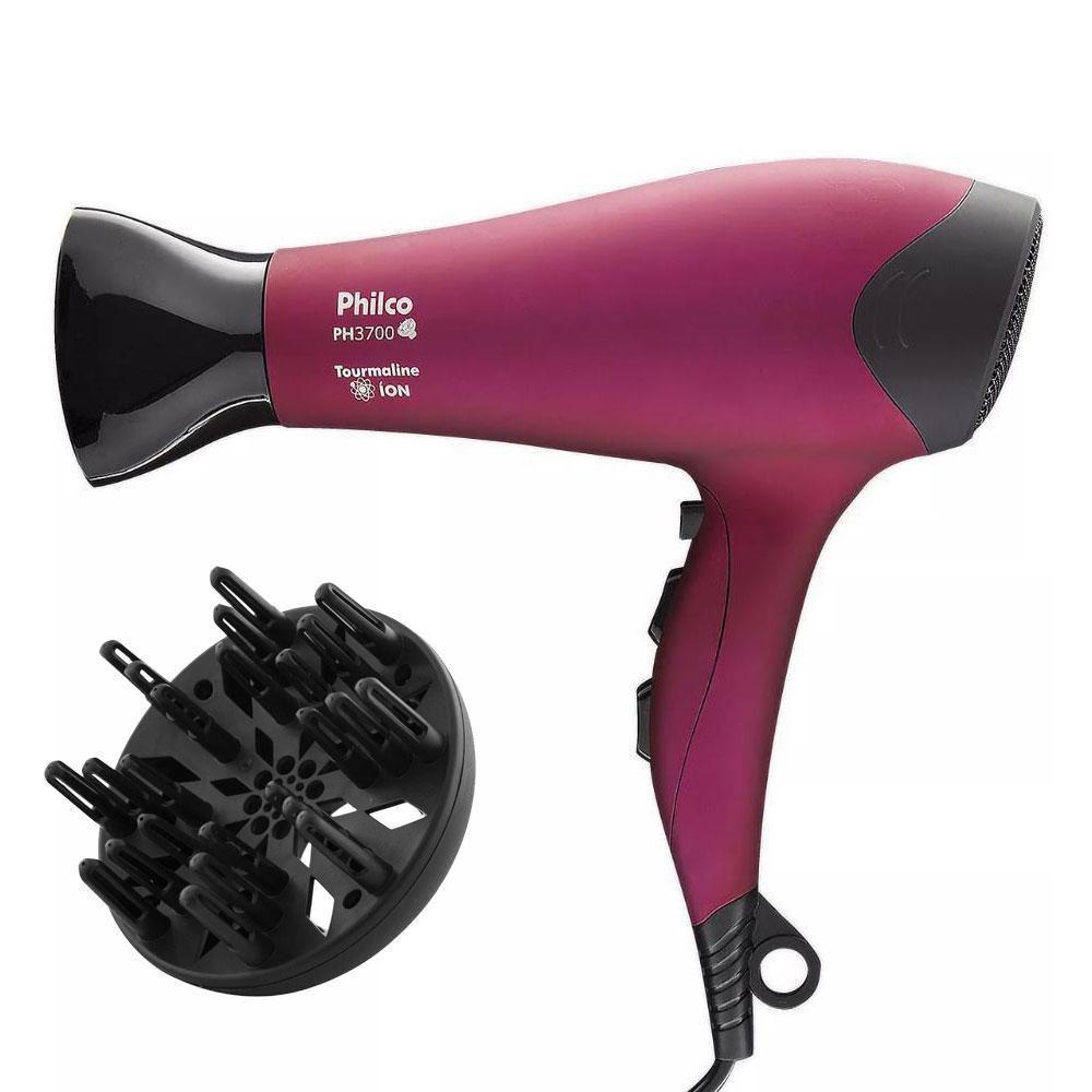 Secador De Cabelo Philco Ph3700 Pink Com Difusor